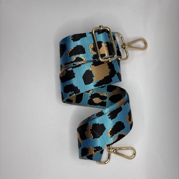 Animal Print Adjustable Replacement Purse Crossbody Strap Bundle w/Gold Hardware - Picture 2 of 4